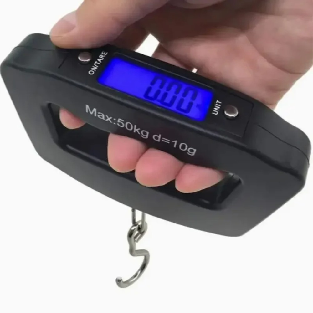 Luggage Scale Hanging - 50Kg 10g Bagaj Tartısı, LCD Bagaj