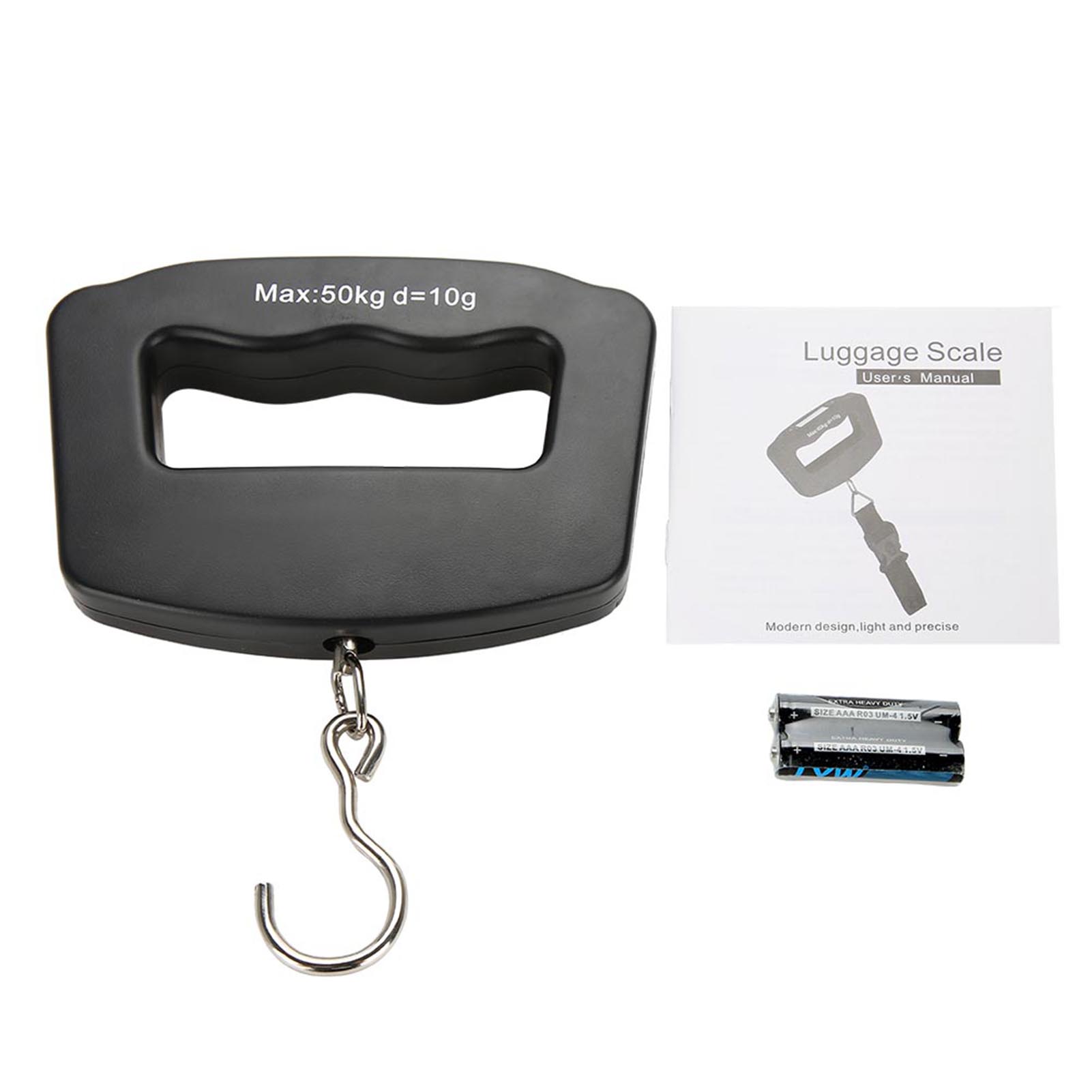 Luggage Scale Hanging - 50kg/10g Yüksek Hassasiyetli Taşınabilir Dijital Askılı