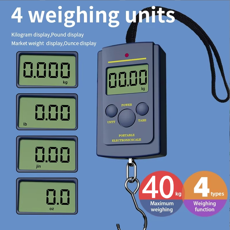 Luggage Scale Hanging - 1 adet çok fonksiyonlu Mini 40