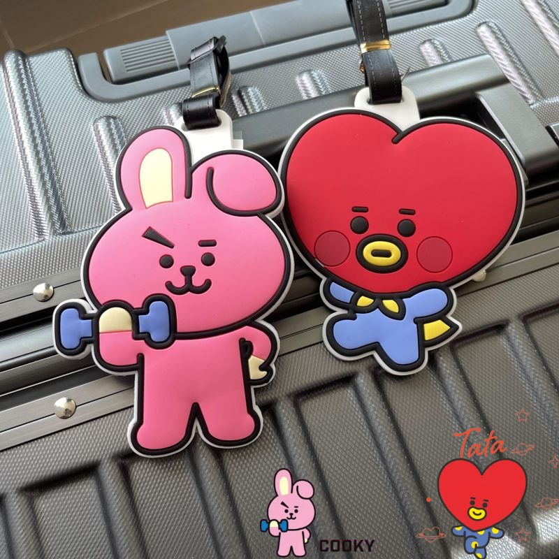 Travel Accessories In Bulk - BT21 çizgi film sevimli anahtarlık Kawaii