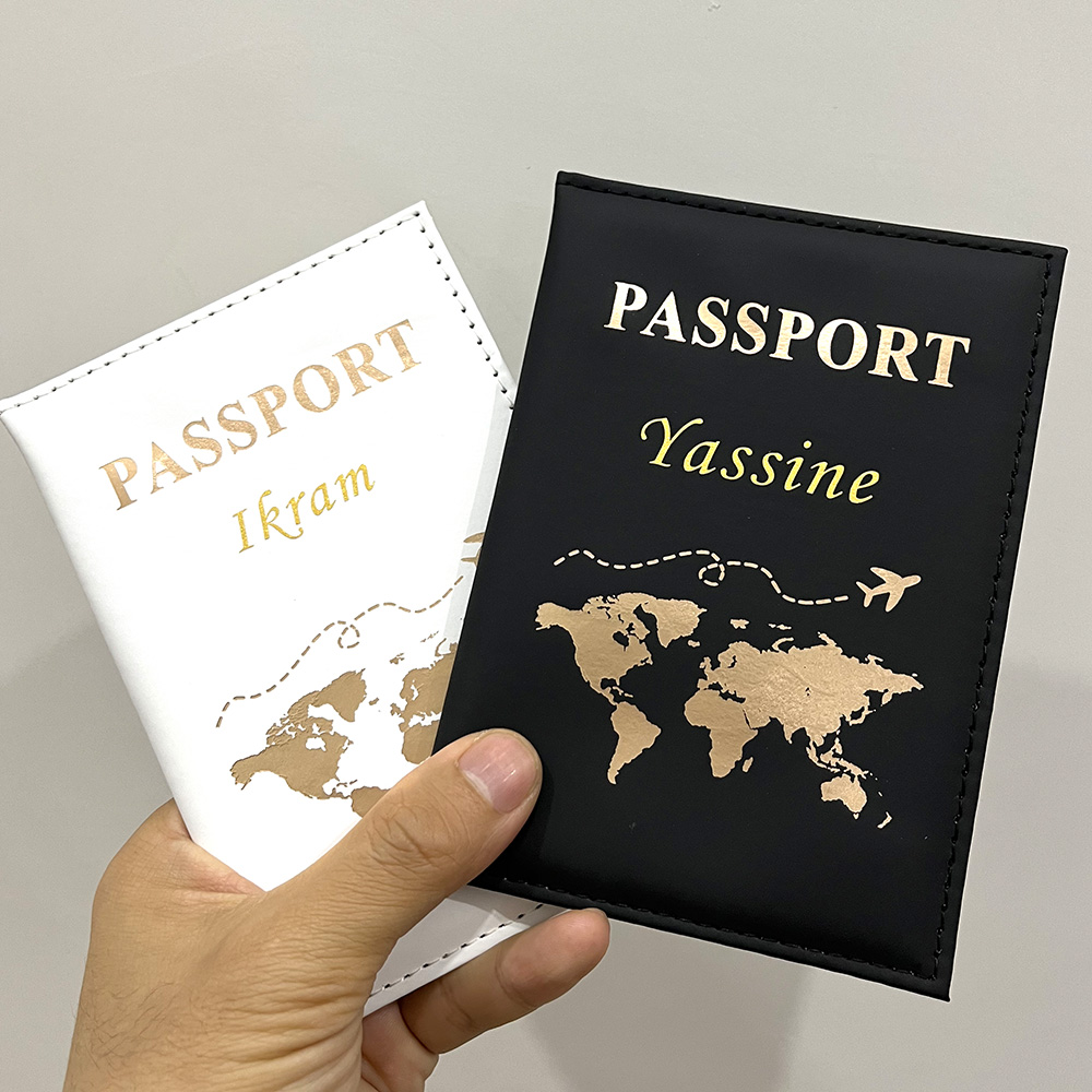Travel Accessories For Europe - Yeni sevimli kişiselleştirilmiş pasaport kapağı düzlem