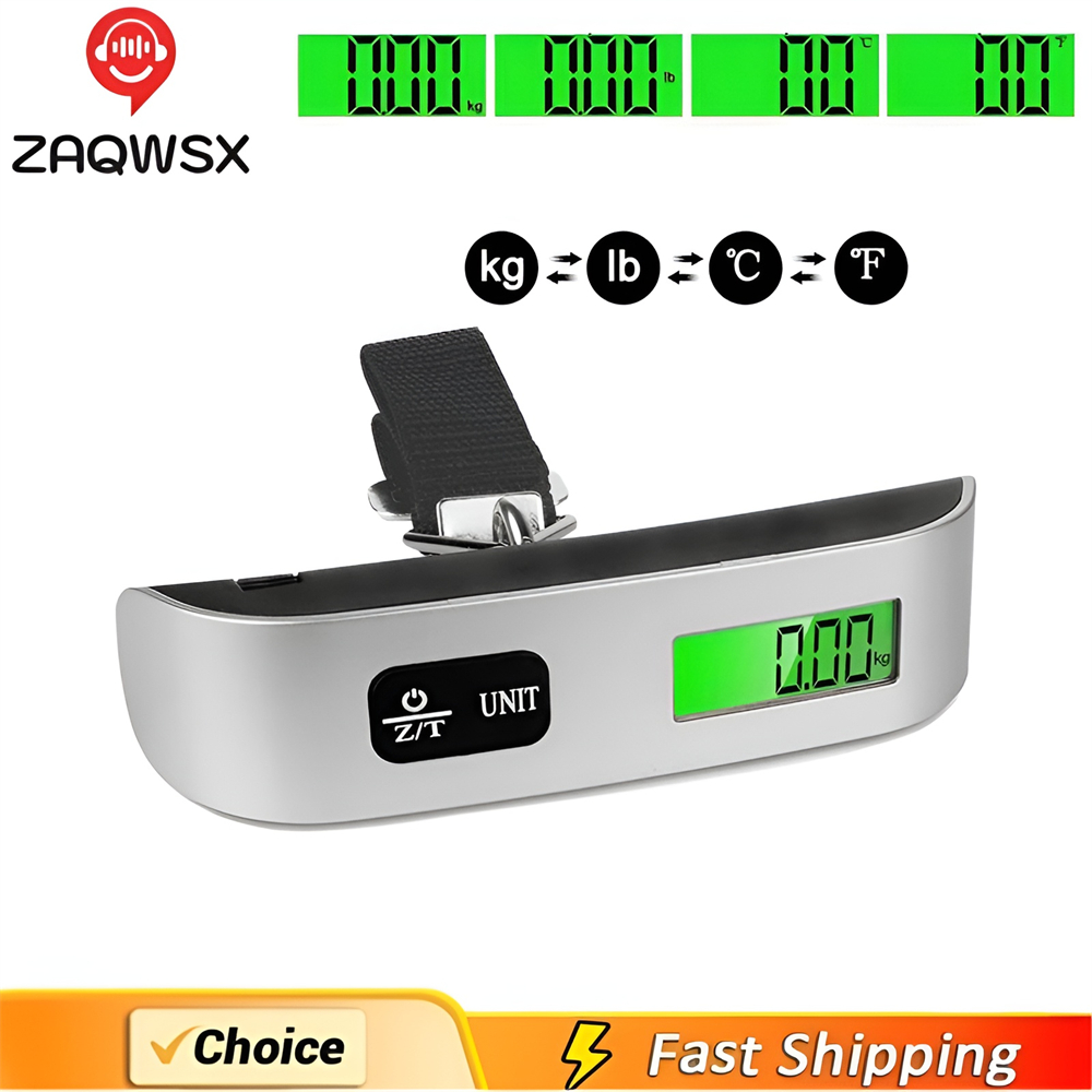 Luggage Scale Hanging - Taşınabilir Ölçekli Dijital LCD Ekran 110lb/50kg