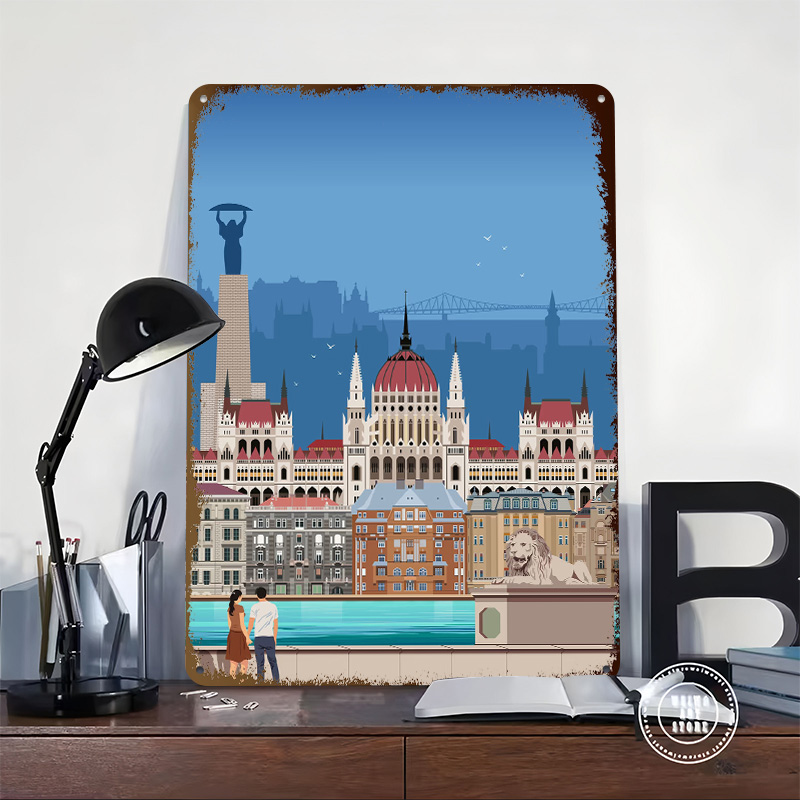 Budapeşte Seyahat Baskı Teneke - Travel Accessories For Europe incelemesi ve fiyatı