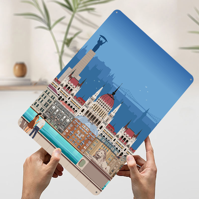 Budapeşte Seyahat Baskı Teneke - Travel Accessories For Europe incelemesi ve fiyatı