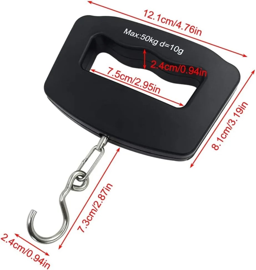 50Kg 10g Bagaj Tartısı, LCD Ba - Luggage Scale Hanging incelemesi ve fiyatı