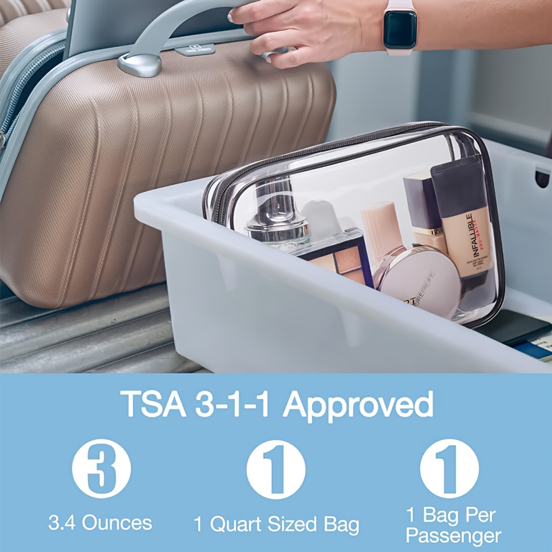 Kozmetik Çantası 3'lü Şeffaf T - Toiletry Bag Tsa incelemesi ve fiyatı
