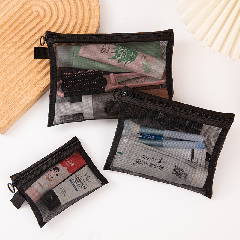 1/5/10 adet Örgü Şeffaf Kozmet - Toiletry Bag Tsa incelemesi ve fiyatı