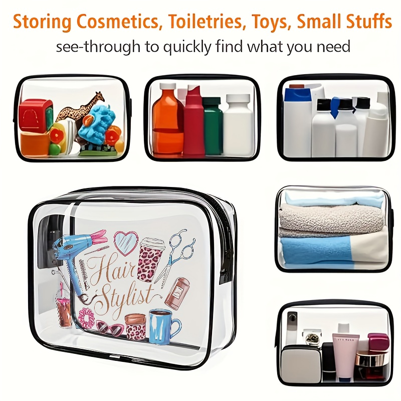 1 adet şeffaf makyaj çantası ş - Toiletry Bag Tsa incelemesi ve fiyatı