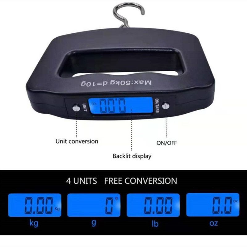 50 kg Dijital Balıkçılık Teraz - Luggage Scale Hanging incelemesi ve fiyatı