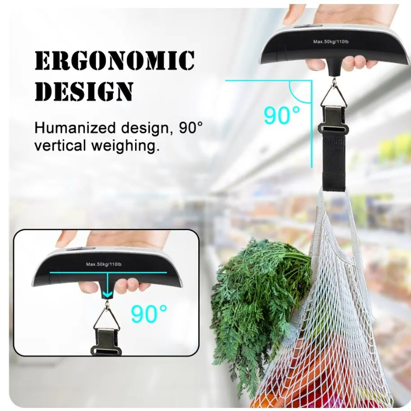 1 adet LCD Ekranlı 110lb/50kg  - Luggage Scale Hanging incelemesi ve fiyatı