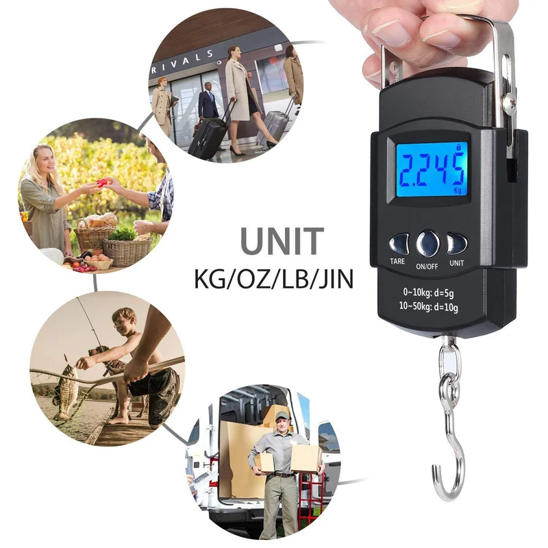 50kg Dijital Askılı Terazi, 1m - Luggage Scale Hanging incelemesi ve fiyatı