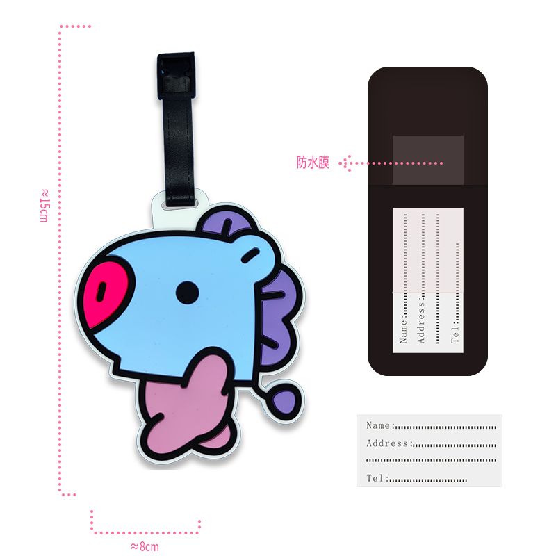 BT21 çizgi film sevimli anahta - Travel Accessories In Bulk incelemesi ve fiyatı