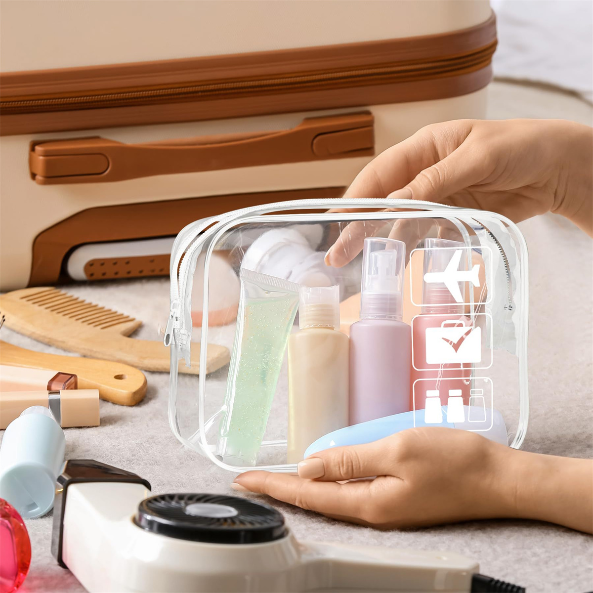 1 adet Şeffaf Tuvalet Malzemel - Toiletry Bag Tsa incelemesi ve fiyatı