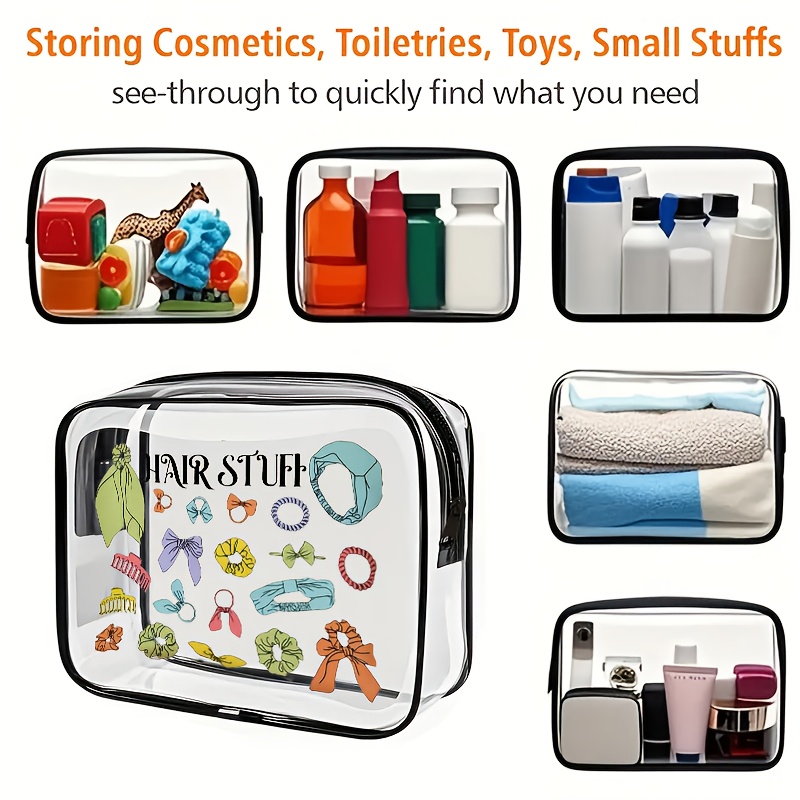 1 adet şeffaf makyaj çantası ş - Toiletry Bag Tsa incelemesi ve fiyatı