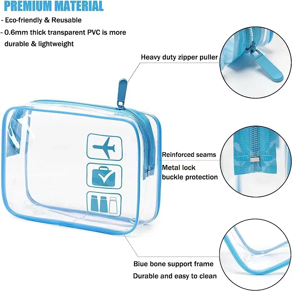 Şeffaf Fermuarlı Makyaj Organi - Toiletry Bag Tsa incelemesi ve fiyatı