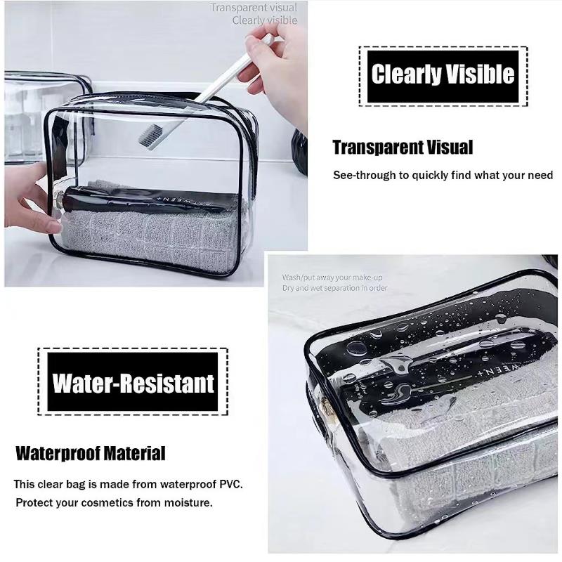 Şeffaf Fermuarlı Makyaj Organi - Toiletry Bag Tsa incelemesi ve fiyatı