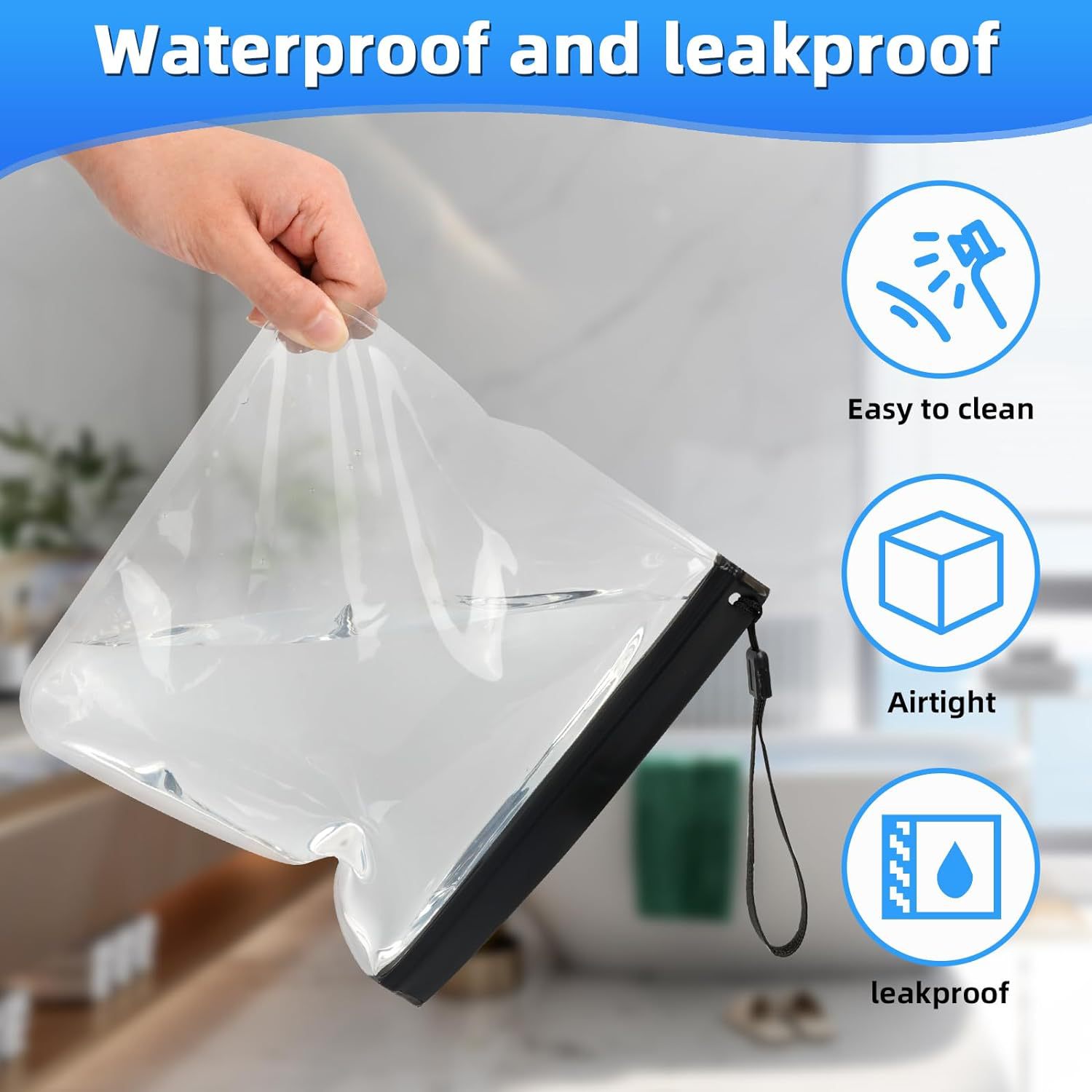 2 adet EVA Şeffaf Seyahat Tuva - Toiletry Bag Tsa incelemesi ve fiyatı