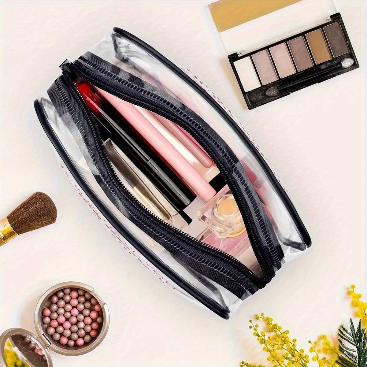 1 adet şeffaf makyaj çantası s - Toiletry Bag Tsa incelemesi ve fiyatı