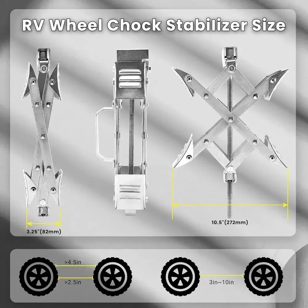 X Şekilli RV Tekerlek Takozu 3 - Travel Accessories Usa incelemesi ve fiyatı