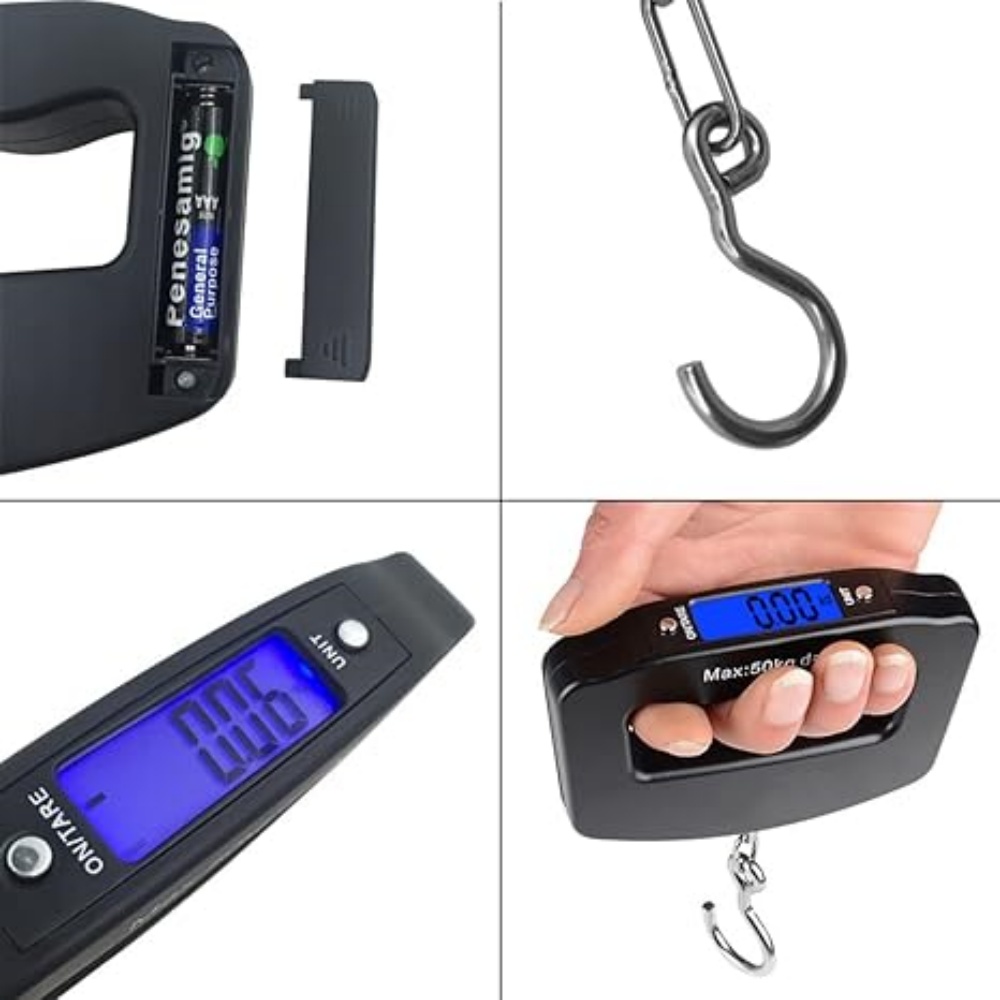 50Kg 10g Bagaj Tartısı, LCD Ba - Luggage Scale Hanging incelemesi ve fiyatı