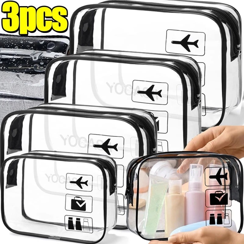 1/3 adet Şeffaf Fermuarlı Maky - Toiletry Bag Tsa incelemesi ve fiyatı