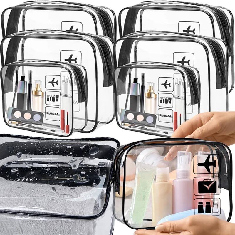 1/3 adet Şeffaf Fermuarlı Maky - Toiletry Bag Tsa incelemesi ve fiyatı