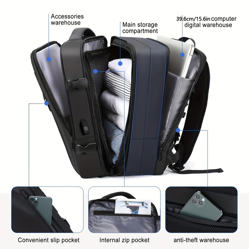 180 °     Kutu Açma Seyahat Sı - Travel Accessories Bag For Men incelemesi ve fiyatı