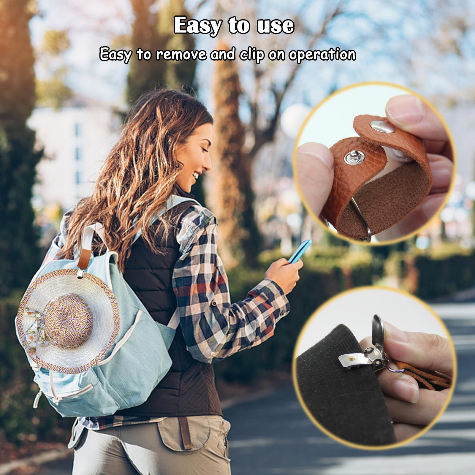 PU Deri Şapka Klipsi, Seyahat  - Travel Accessories Bag For Men incelemesi ve fiyatı