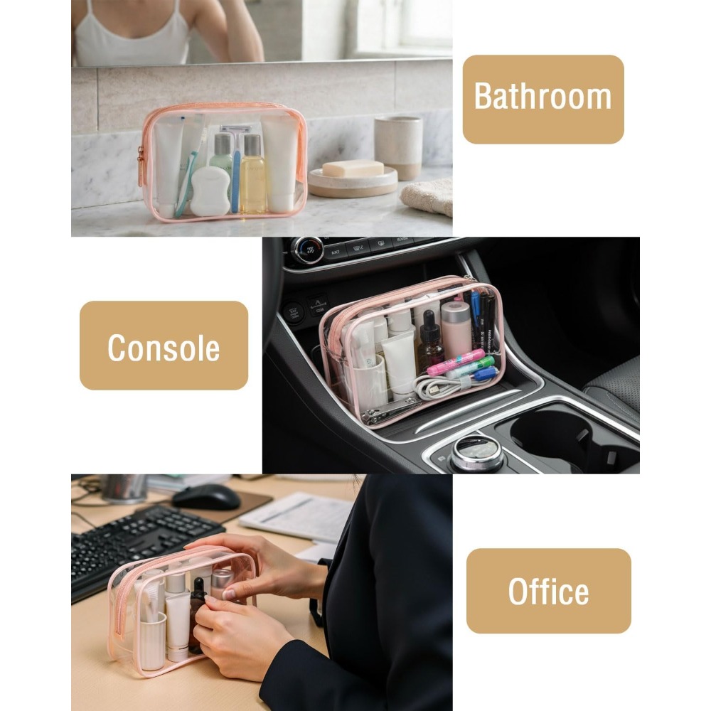 Şeffaf Küçük Çanta, 6.6x2.3x4. - Toiletry Bag Tsa incelemesi ve fiyatı